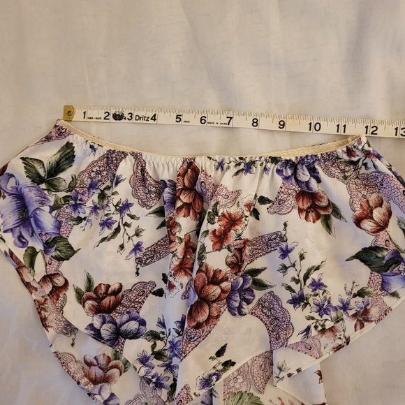 Victoria's Secret Gold Label Vintage Floral Cami Short Matching Set Lingerie M - Picture 11 of 11